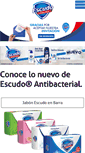 Mobile Screenshot of escudoantibacterial.com